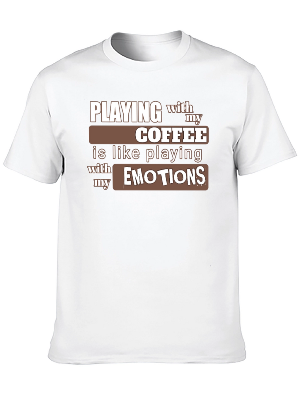 Coffee and Emotions Graphic T-Shirt