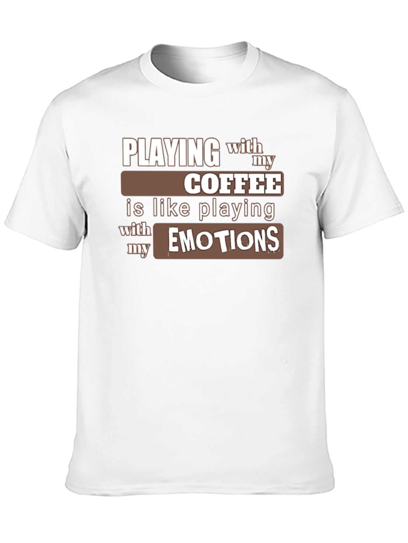 Coffee and Emotions Graphic T-Shirt