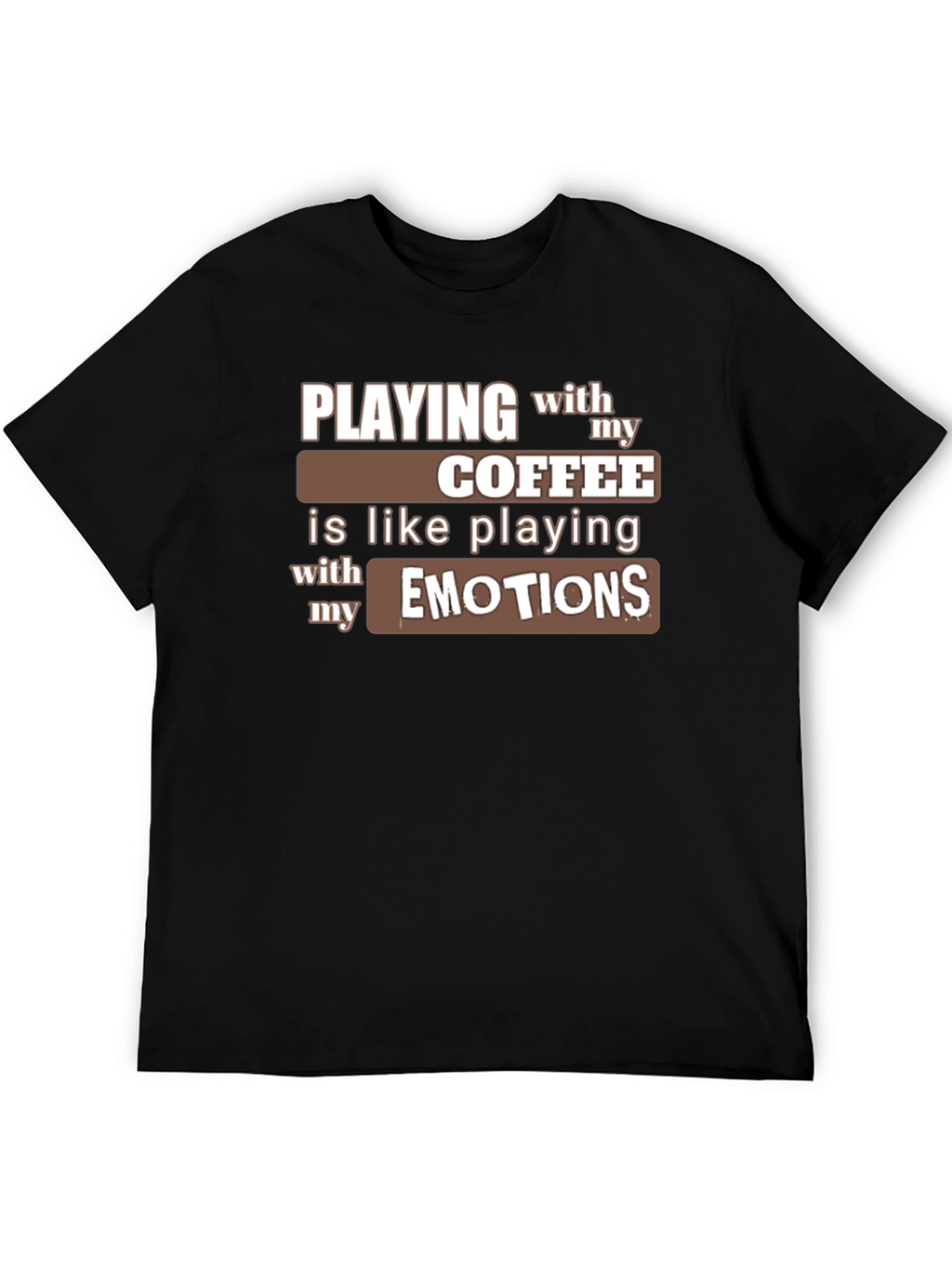 Coffee and Emotions Graphic T-Shirt