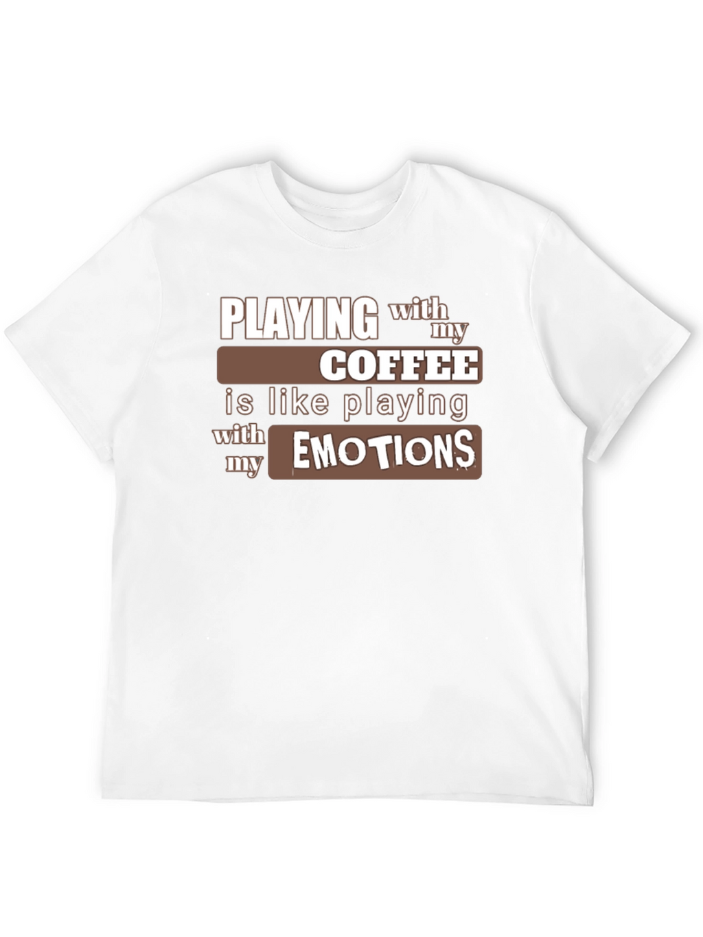 Coffee and Emotions Graphic T-Shirt