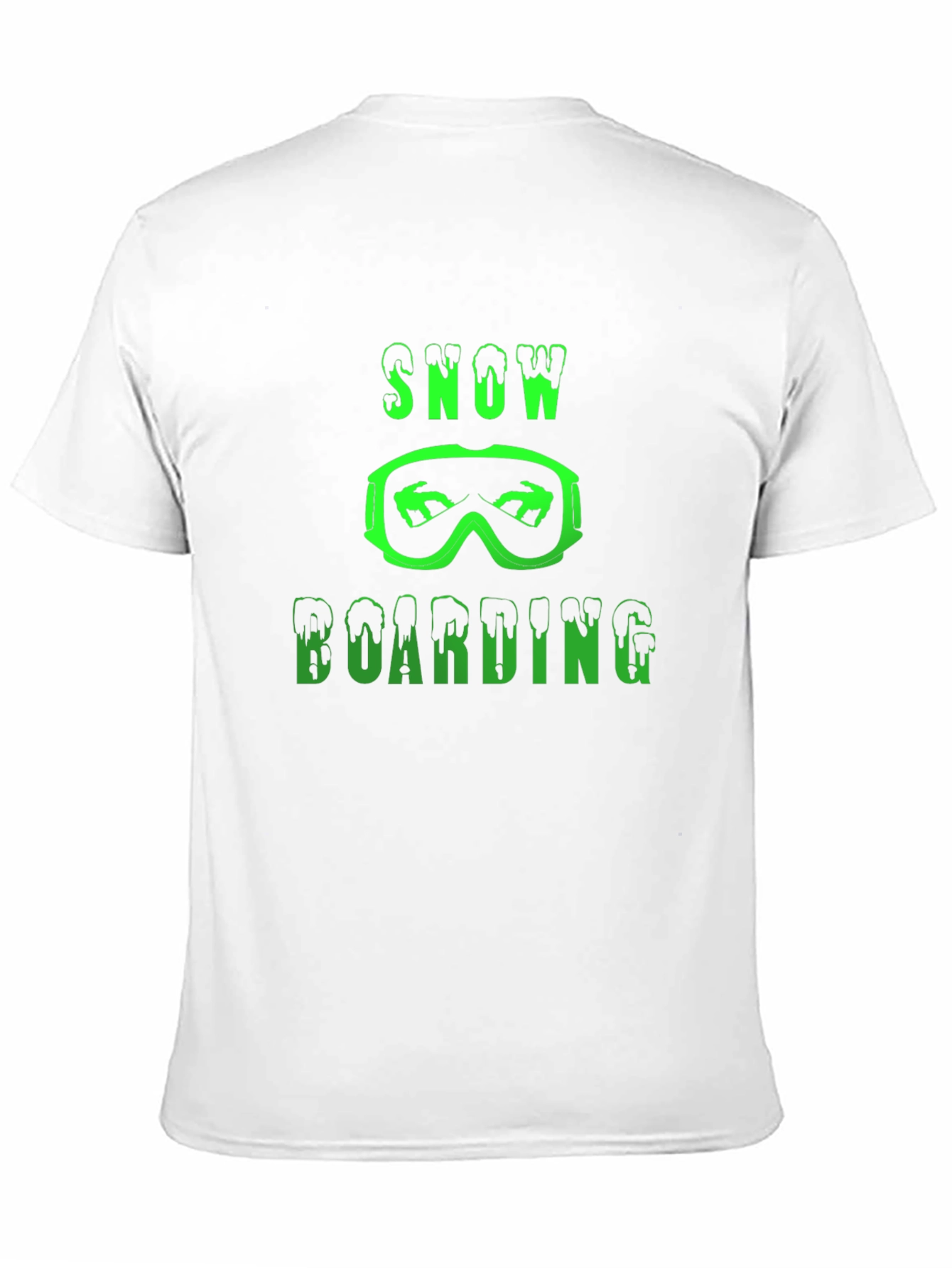 Snowboarding Graphic T-Shirt - Black