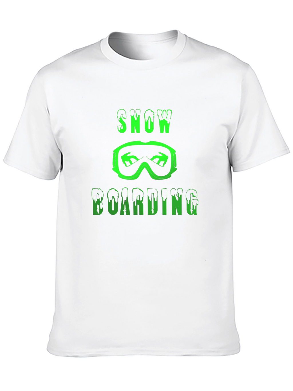 Snowboarding Graphic T-Shirt - Black