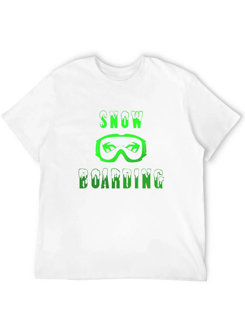 Snowboarding Graphic T-Shirt - Black