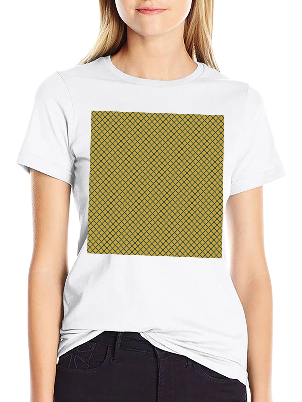 Unique Pattern Tee: Stylish Geometric Design Everyday Comfort
