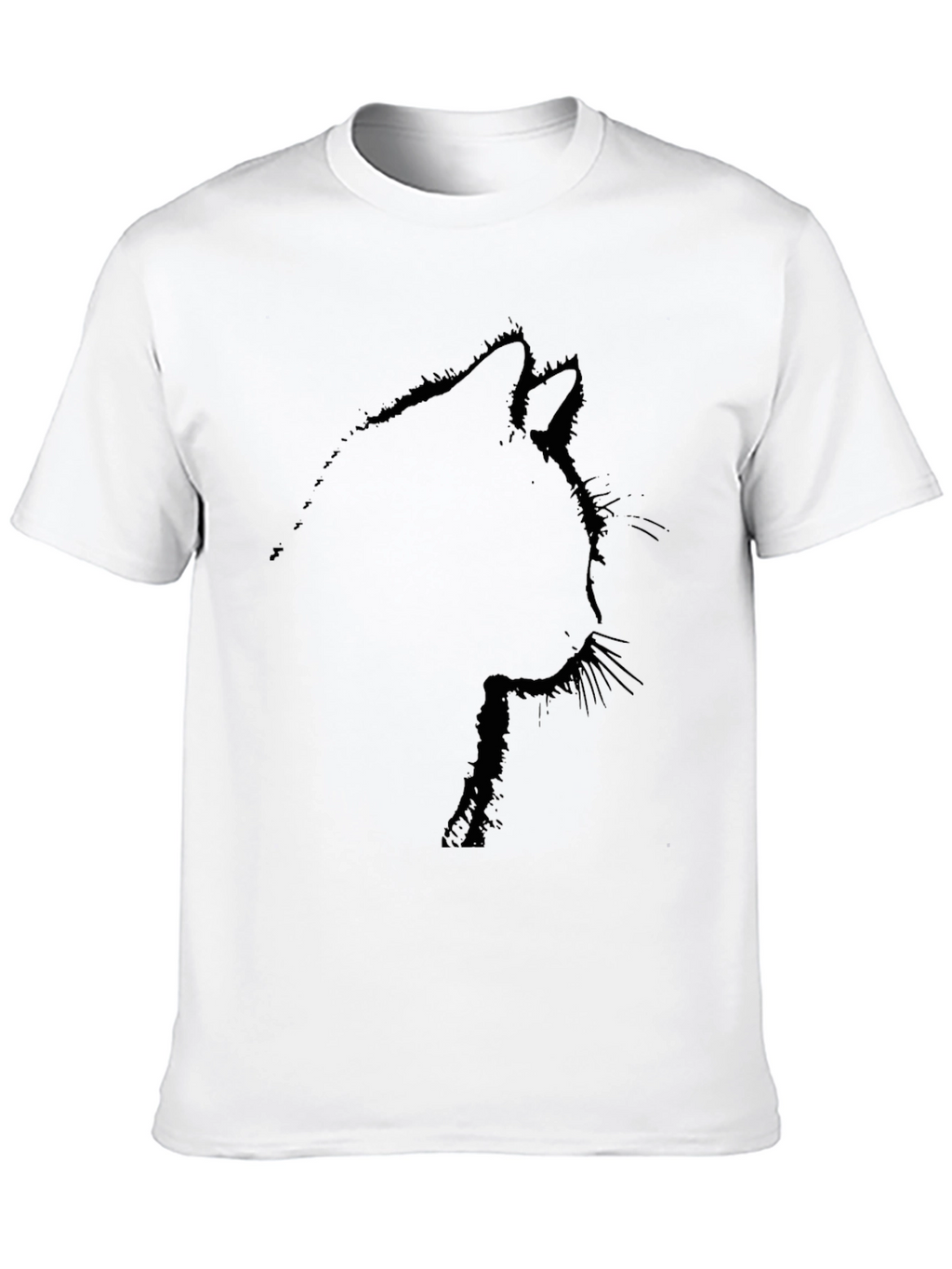 Black Cat Silhouette T-Shirt