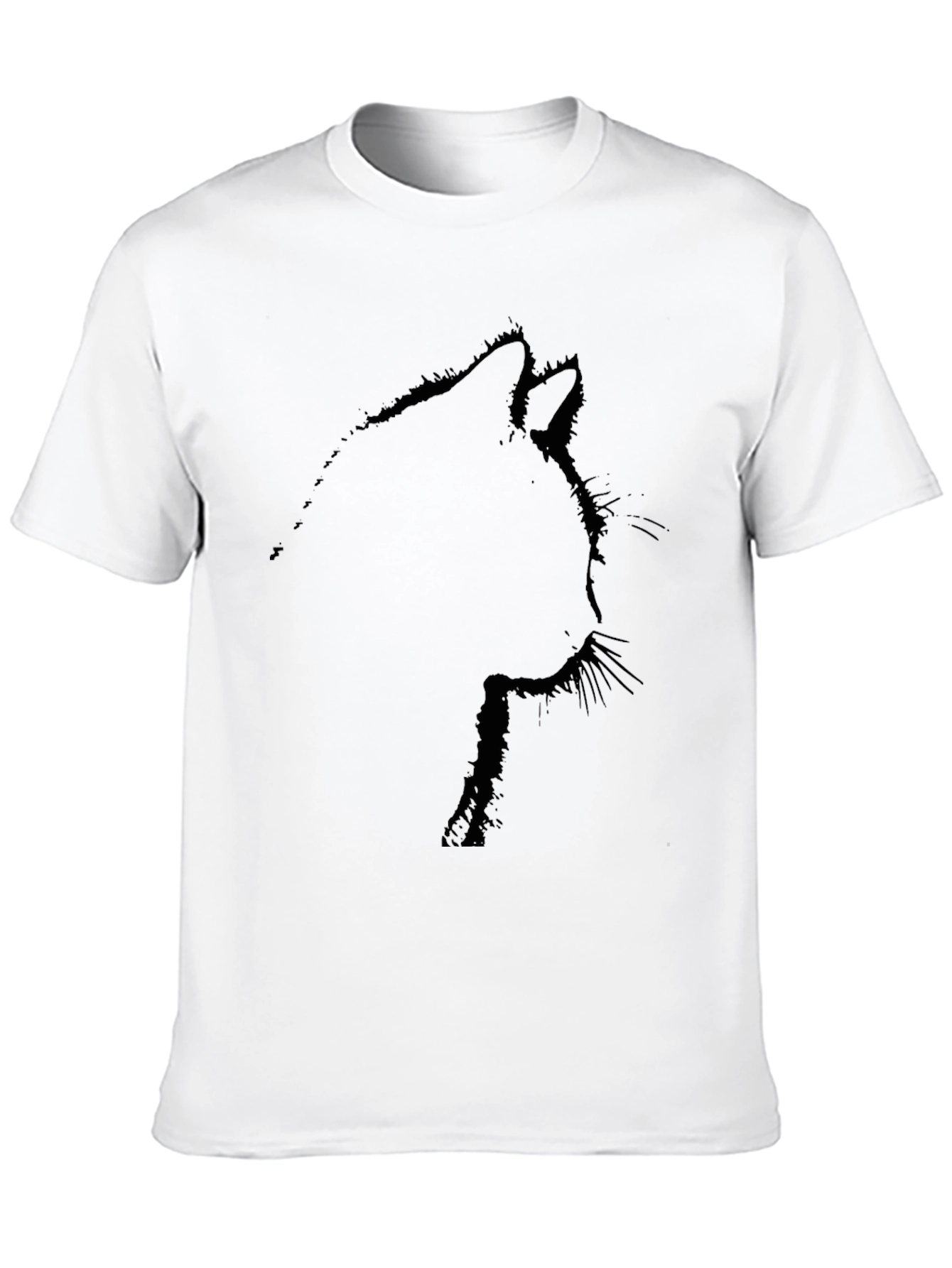 Black Cat Silhouette T-Shirt