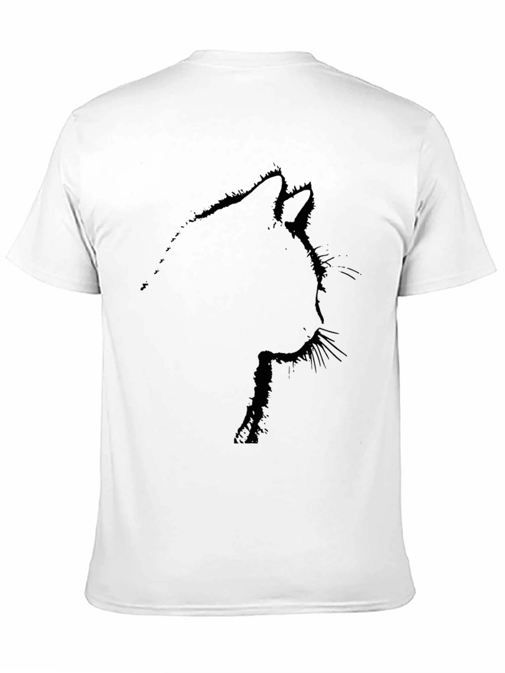 Black Cat Silhouette T-Shirt