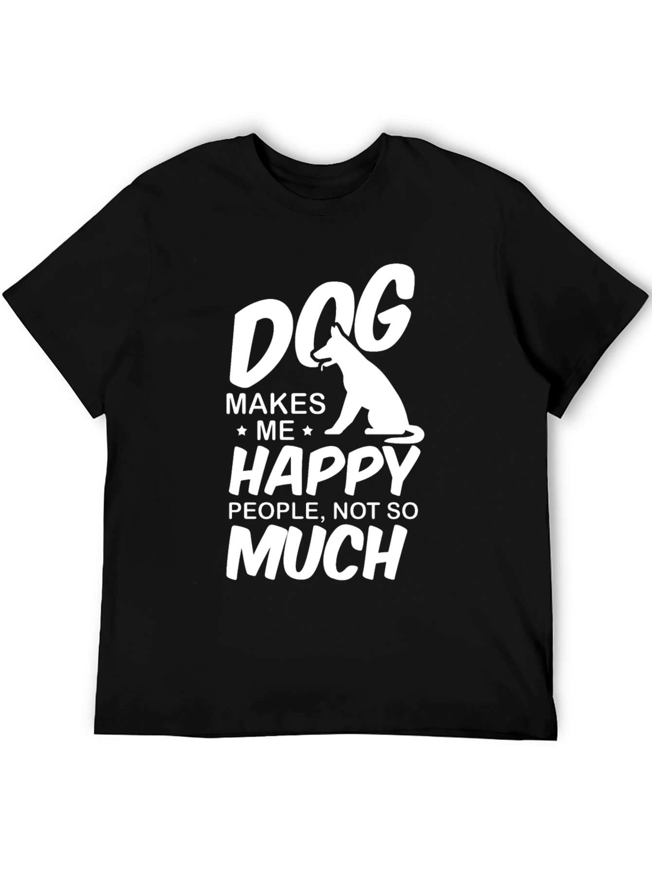 Dog Makes Me Happy T-Shirt