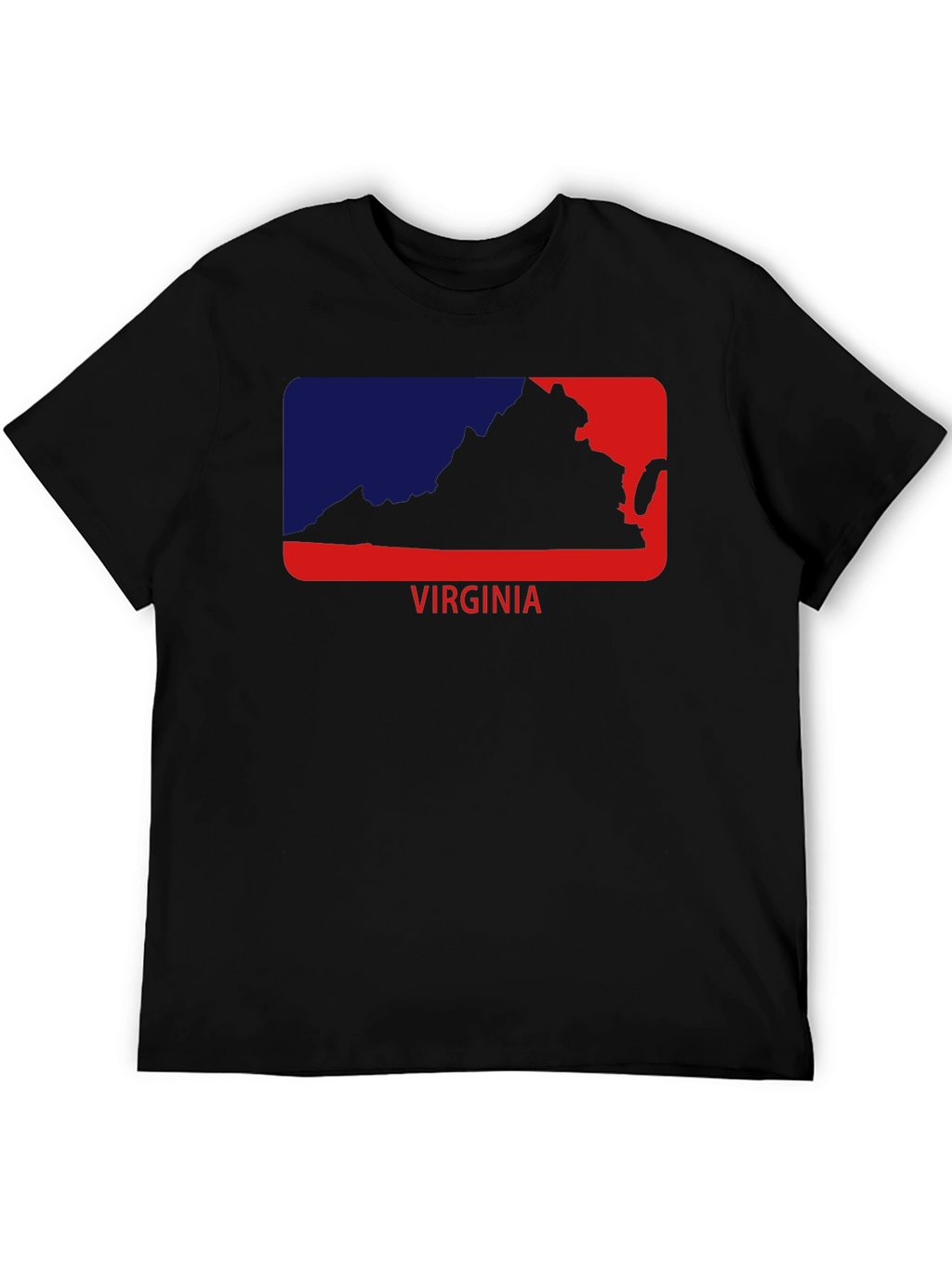 Virginia State Outline Graphic Tee