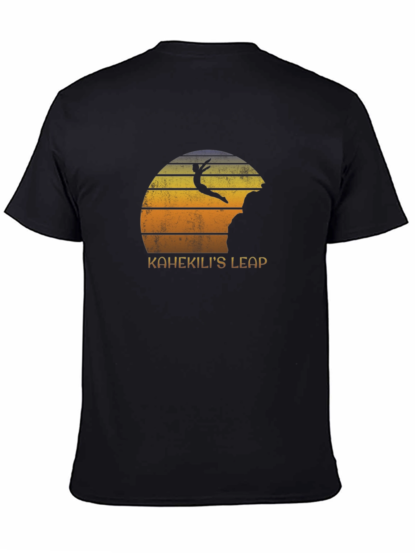 Kahekilis Leap Graphic Tee - Cliff Diving Sunset T-Shirt