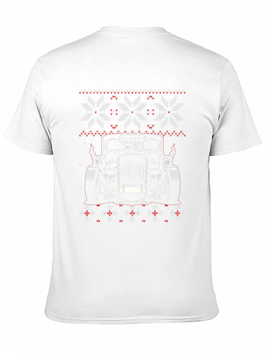 Hot Rod Christmas Sweater T-Shirt