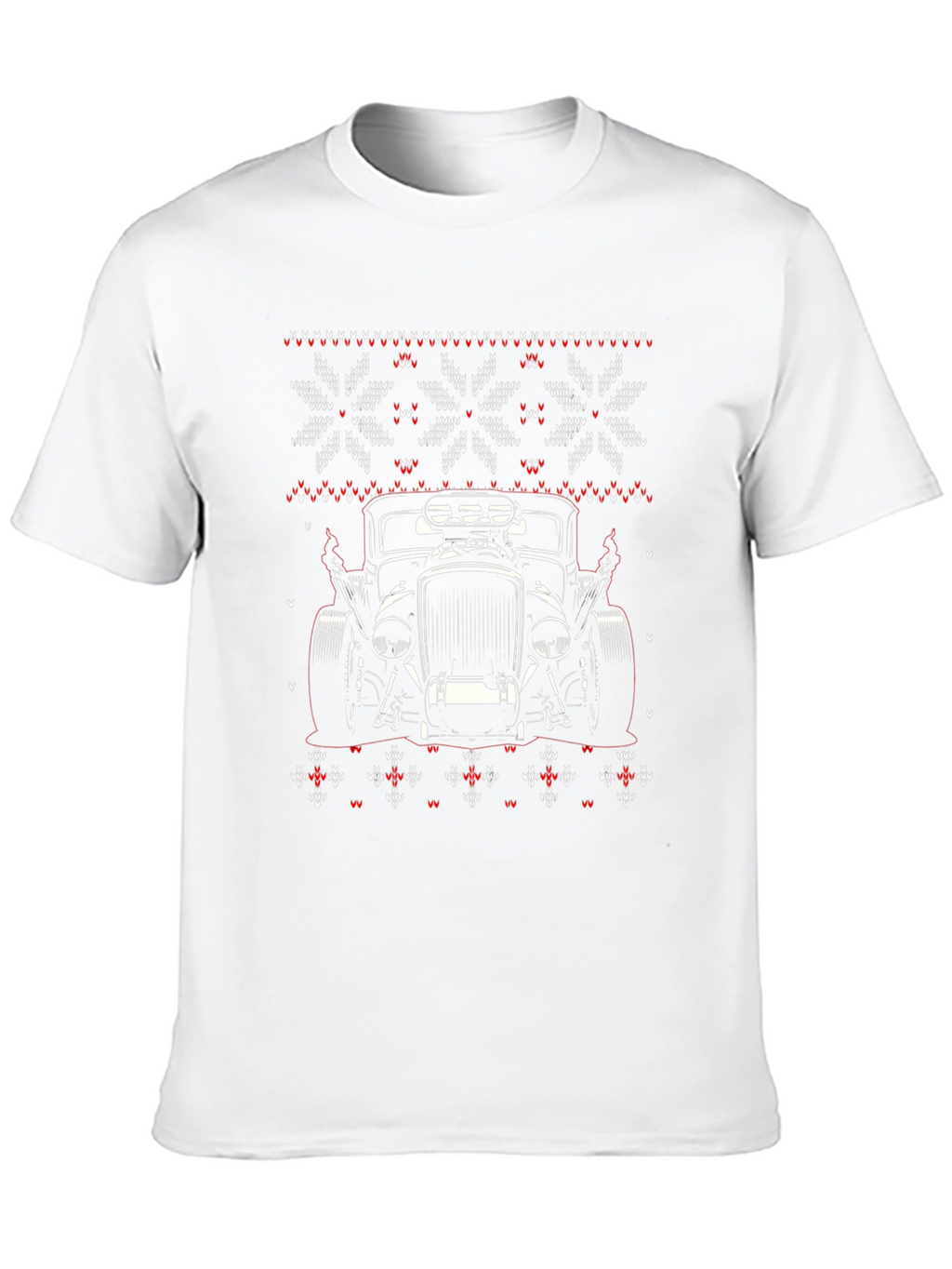 Hot Rod Christmas Sweater T-Shirt