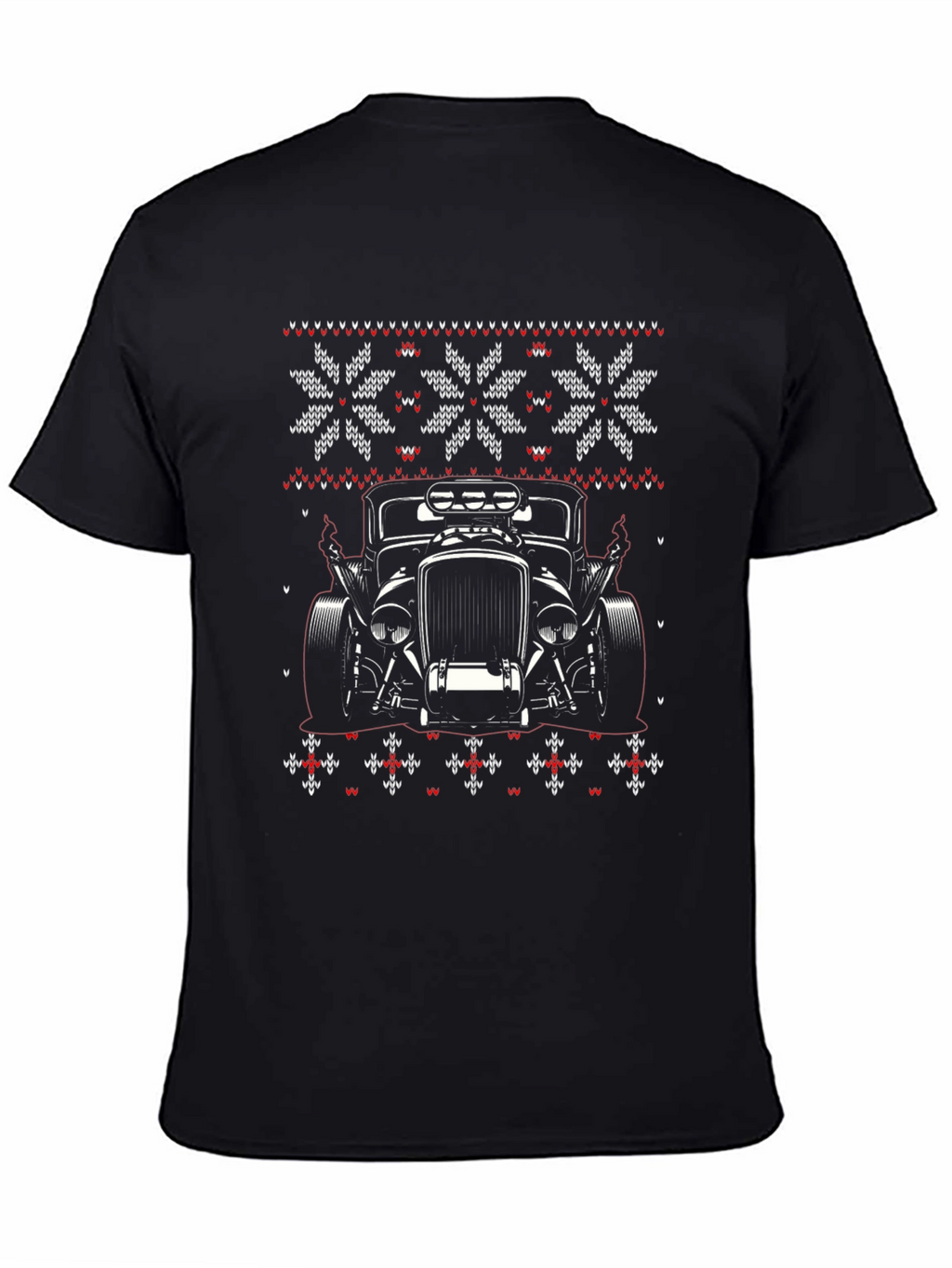 Hot Rod Christmas Sweater T-Shirt