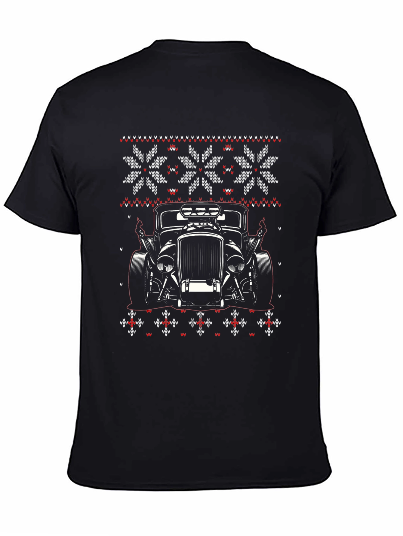 Hot Rod Christmas Sweater T-Shirt