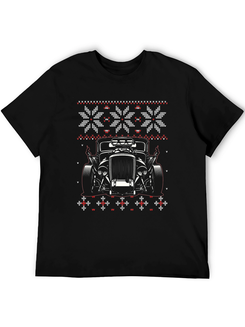Hot Rod Christmas Sweater T-Shirt