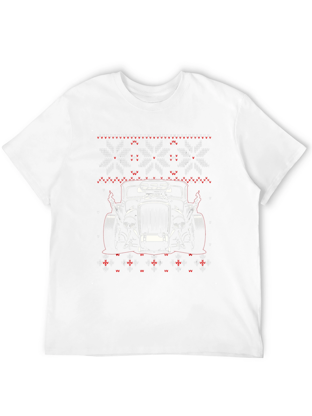 Hot Rod Christmas Sweater T-Shirt