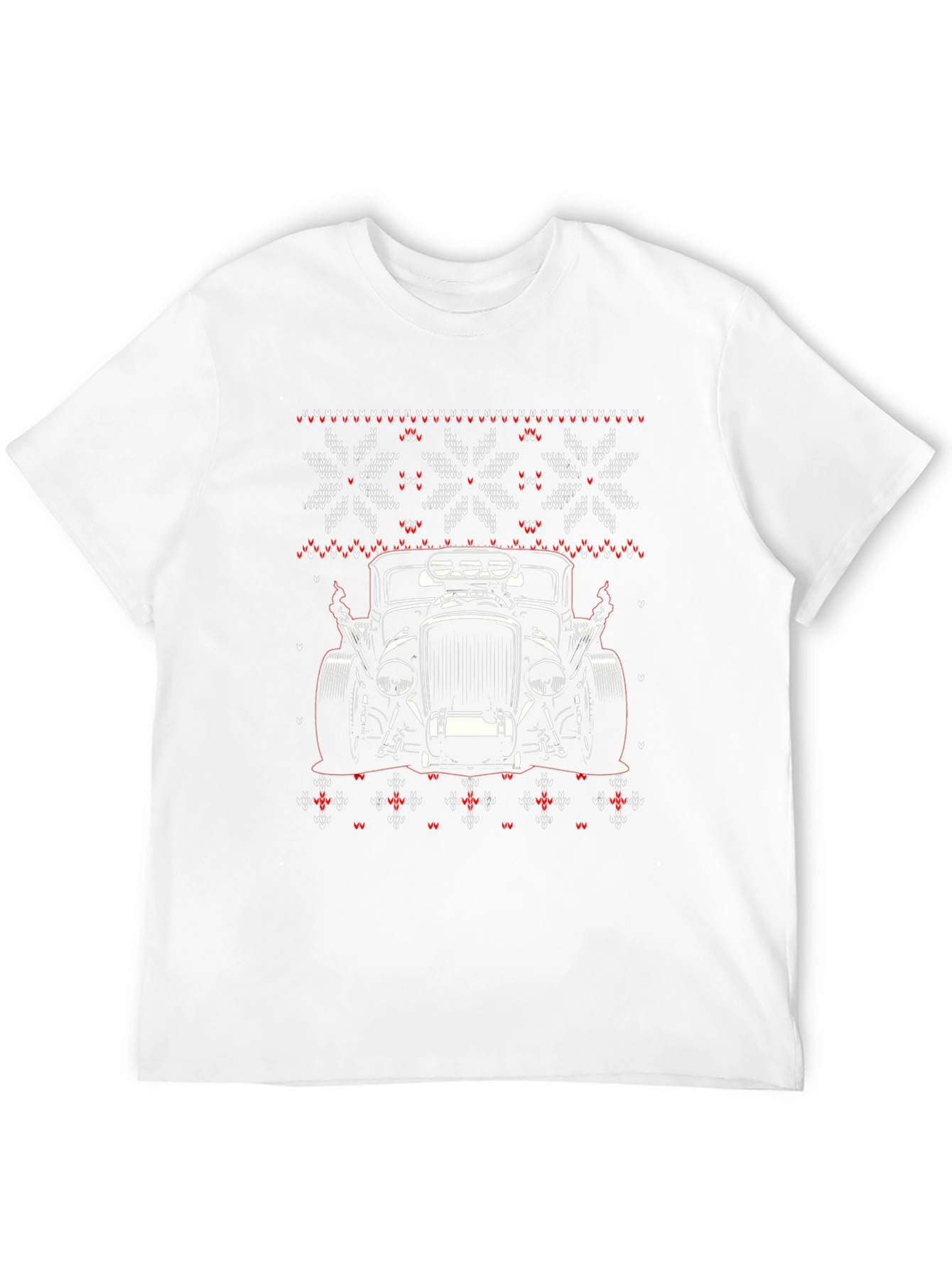 Hot Rod Christmas Sweater T-Shirt