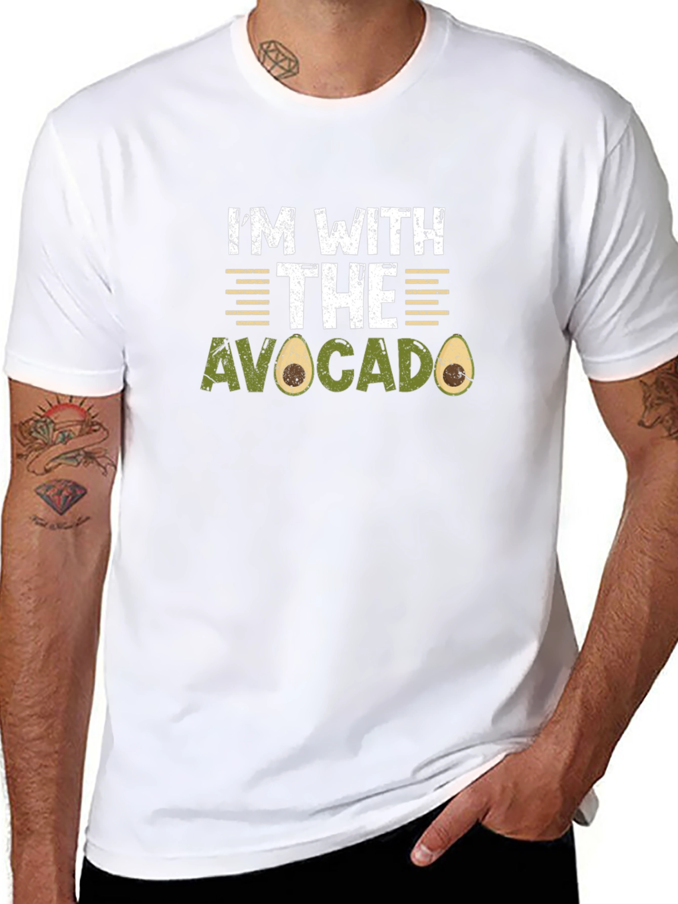 Im With The Avocado Graphic T-Shirt