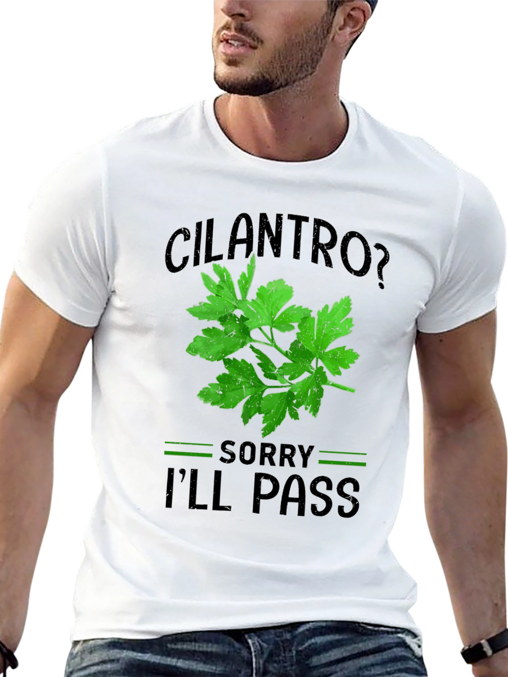 Cilantro Ill Pass T-Shirt Funny Foodie Tee