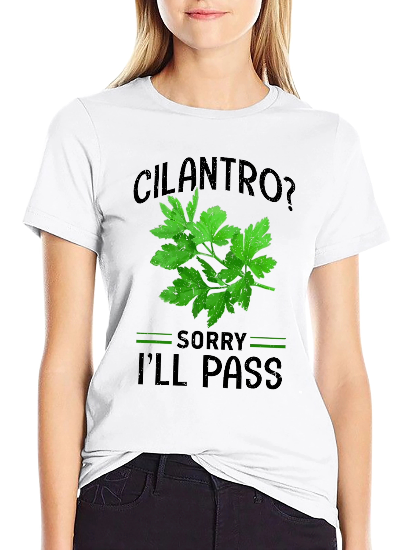 Cilantro Ill Pass T-Shirt Funny Foodie Tee