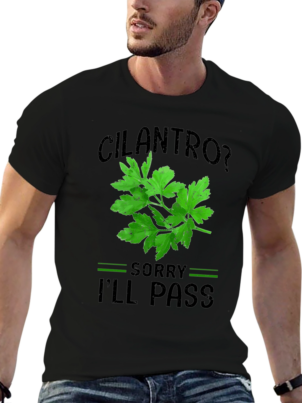 Cilantro Ill Pass T-Shirt Funny Foodie Tee