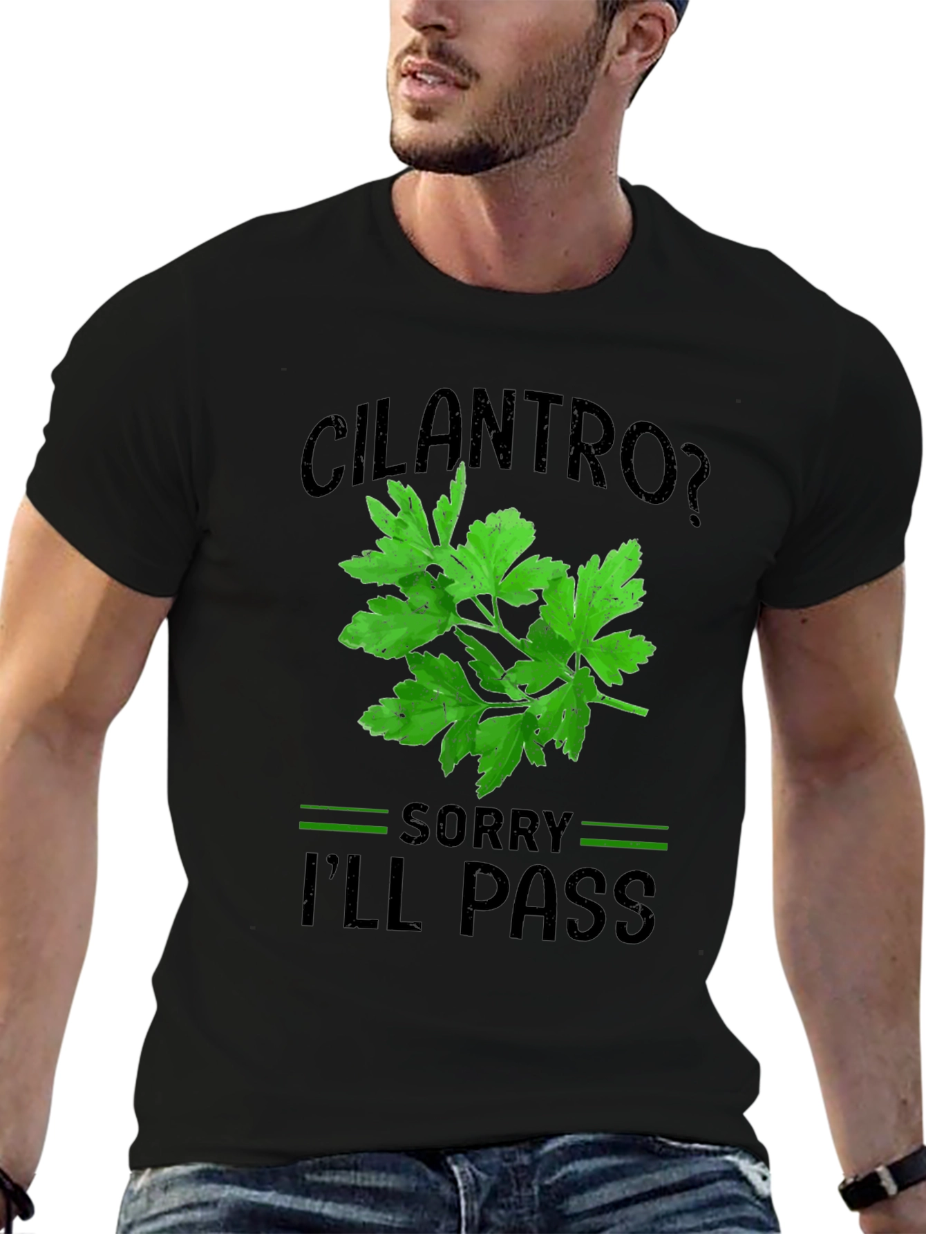 Cilantro Ill Pass T-Shirt Funny Foodie Tee