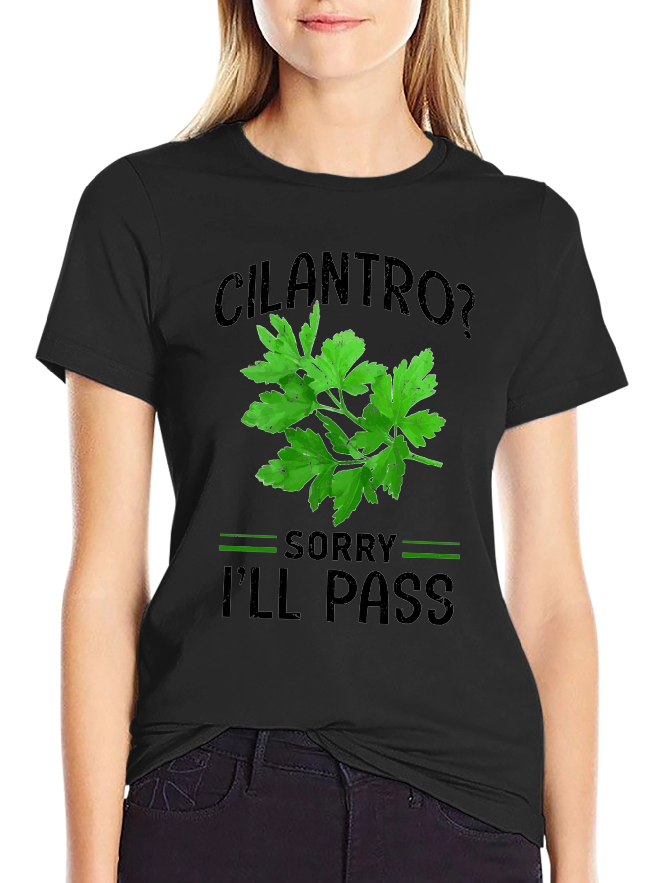 Cilantro Ill Pass T-Shirt Funny Foodie Tee