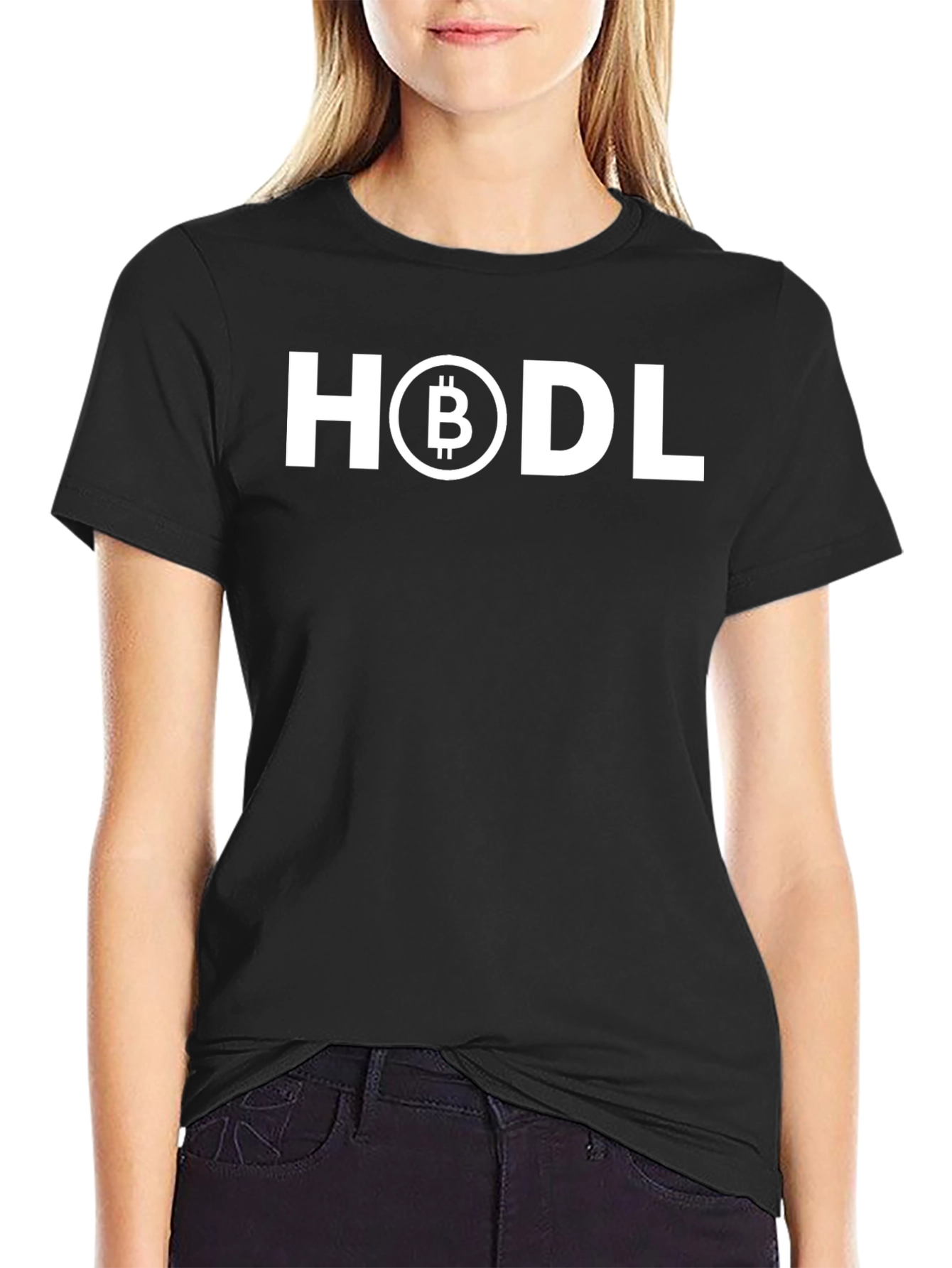 HODL Bitcoin Crypto T-Shirt - Classic Black