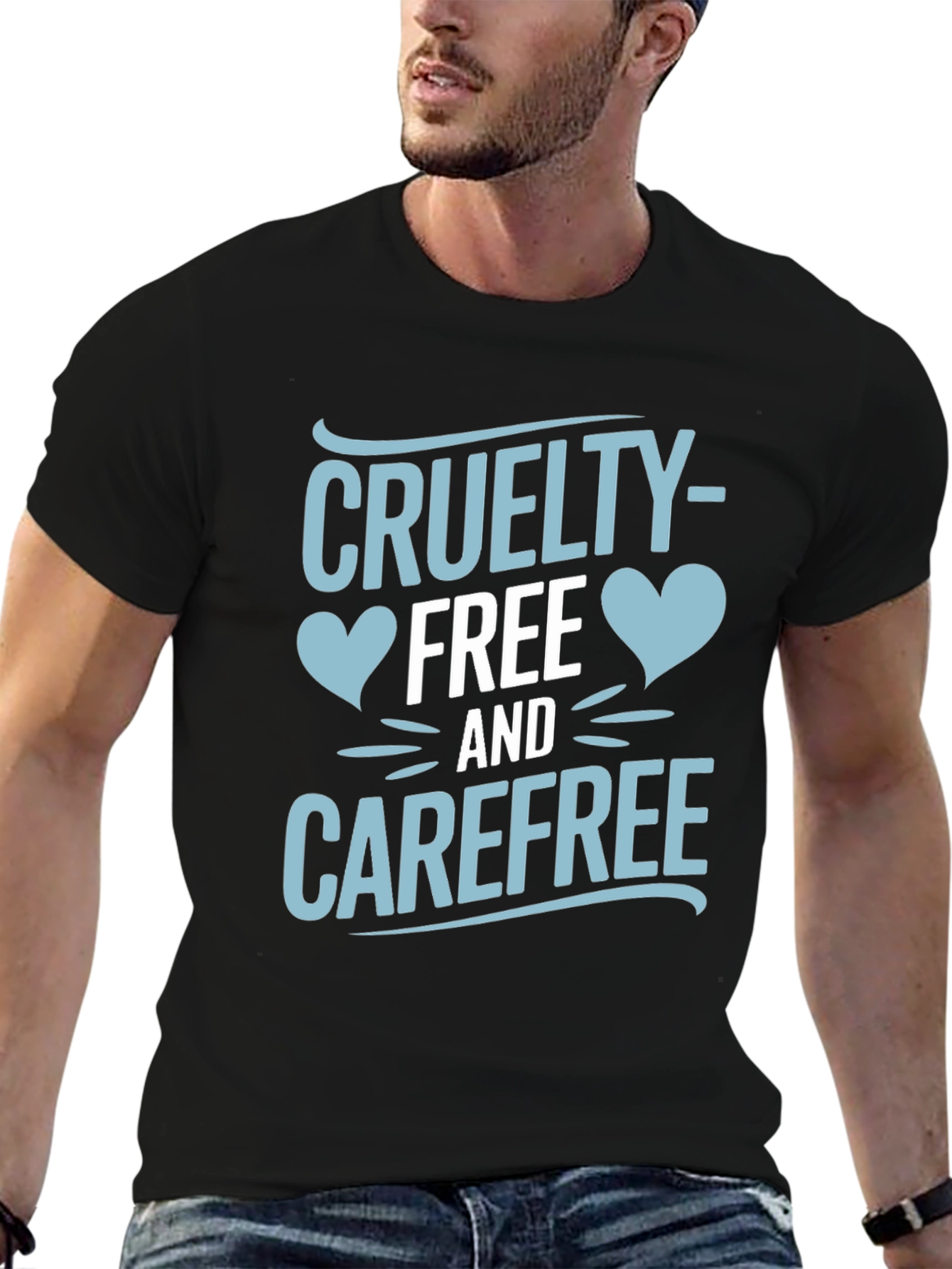 Cruelty-Free and Carefree Graphic T-Shirt