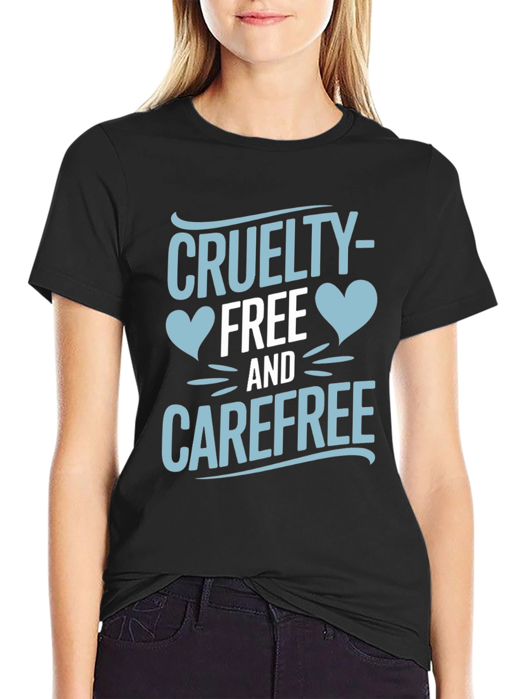 Cruelty-Free and Carefree Graphic T-Shirt