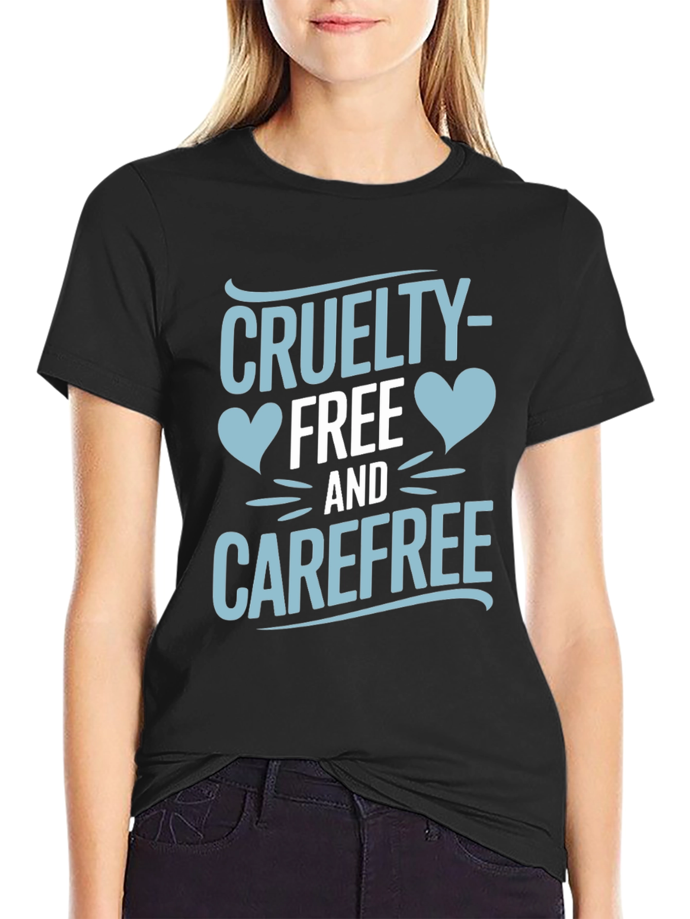 Cruelty-Free and Carefree Graphic T-Shirt