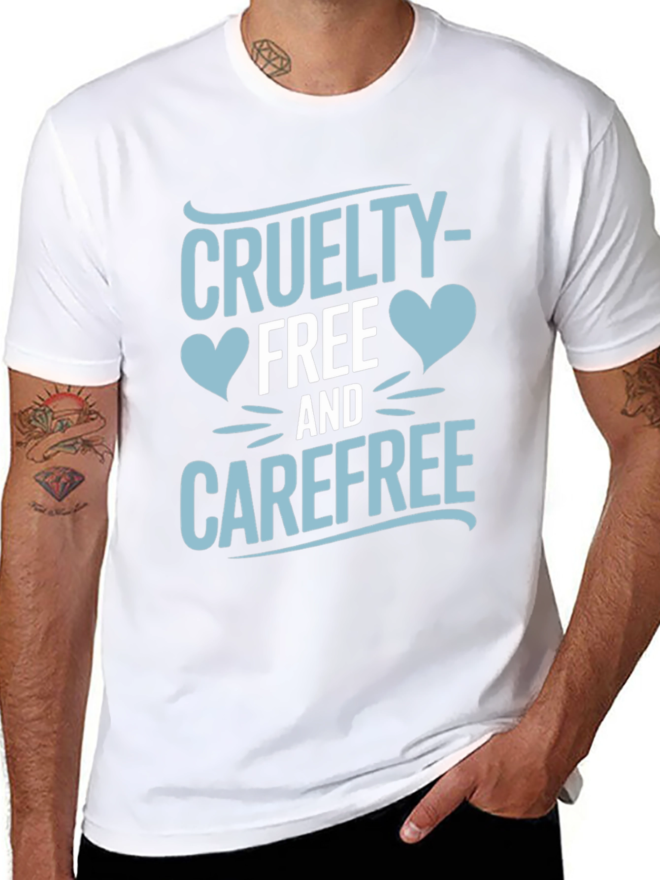 Cruelty-Free and Carefree Graphic T-Shirt