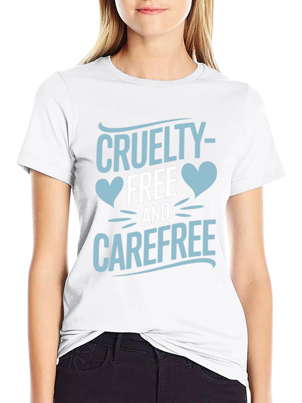 Cruelty-Free and Carefree Graphic T-Shirt