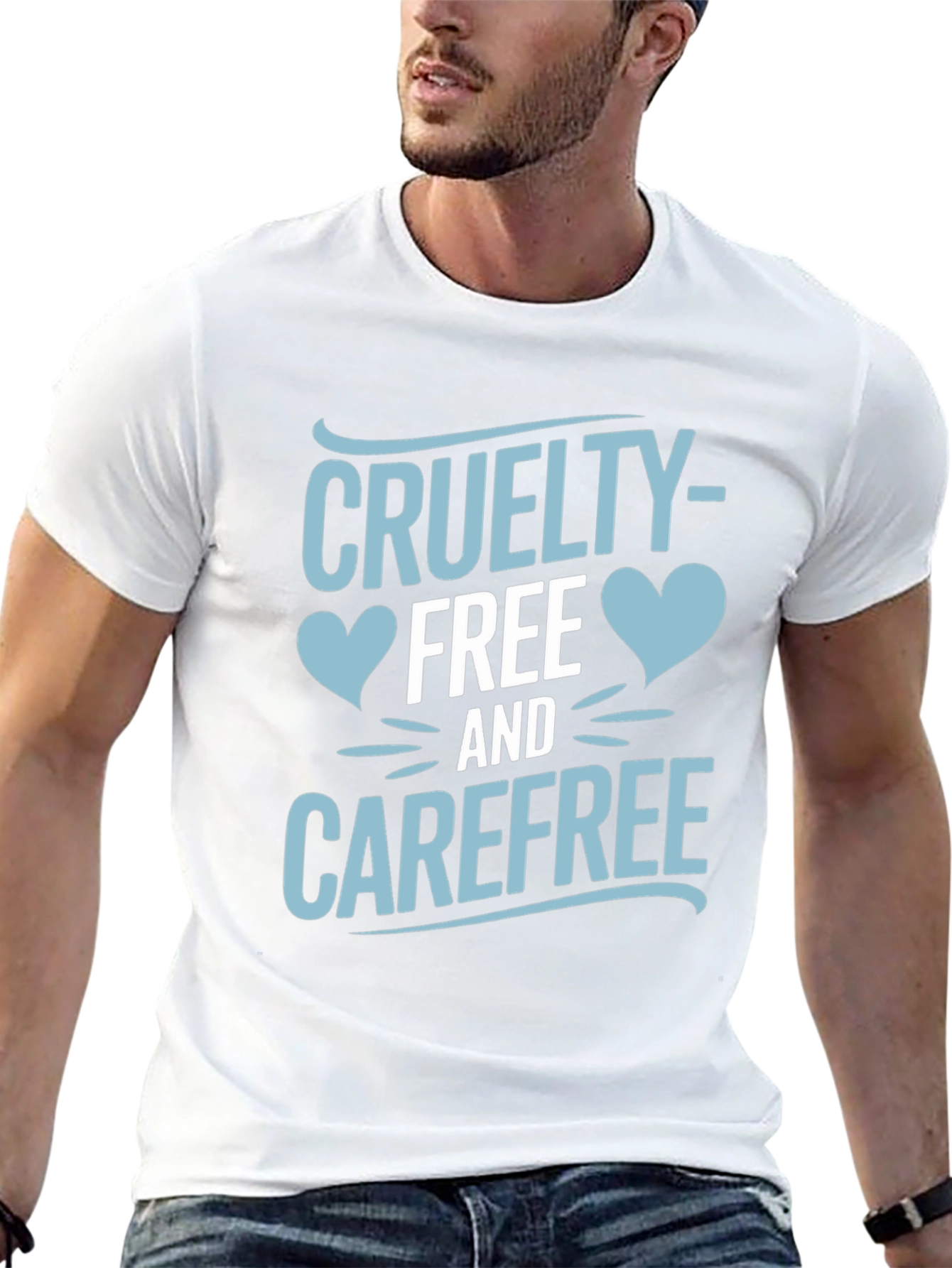 Cruelty-Free and Carefree Graphic T-Shirt