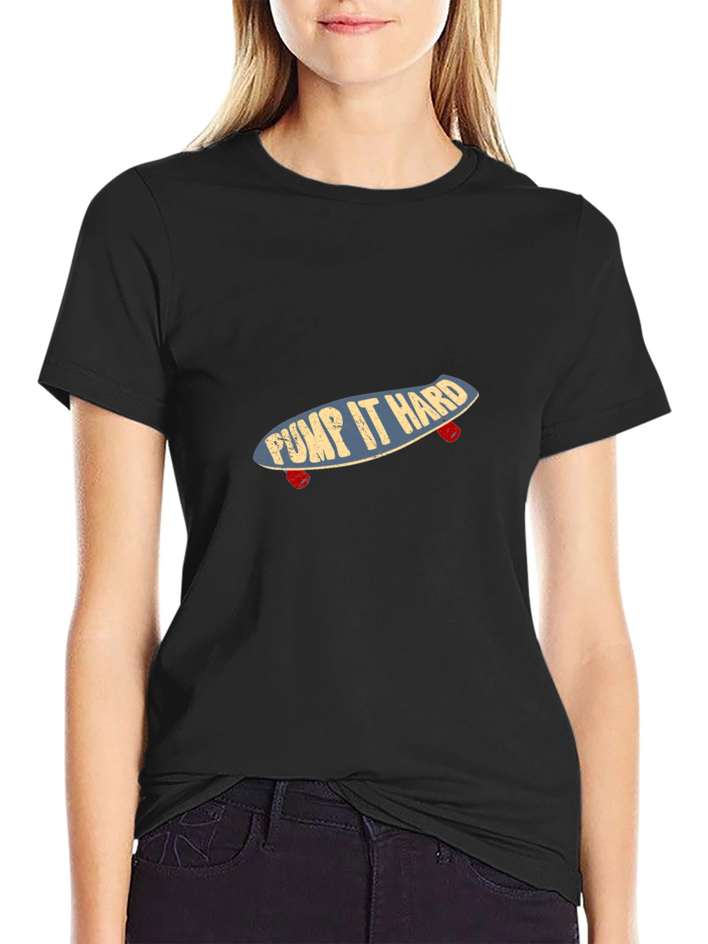Pump It Hard Skateboard Graphic Tee