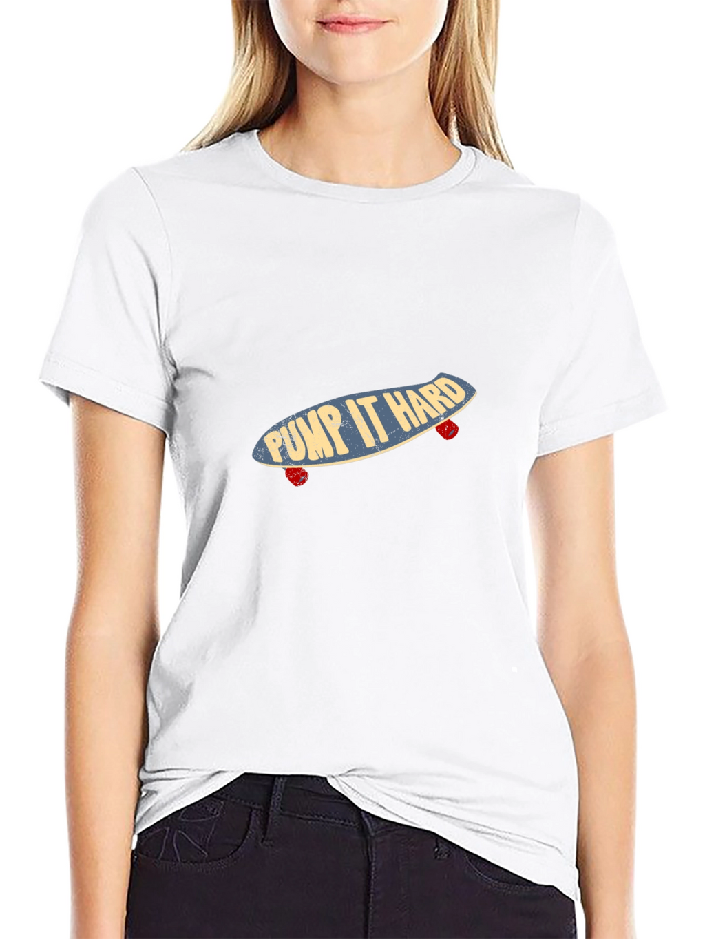 Pump It Hard Skateboard Graphic Tee