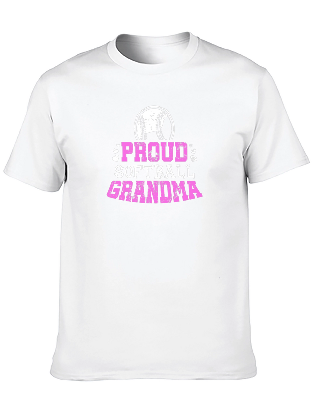 Proud Softball Grandma Graphic Tee