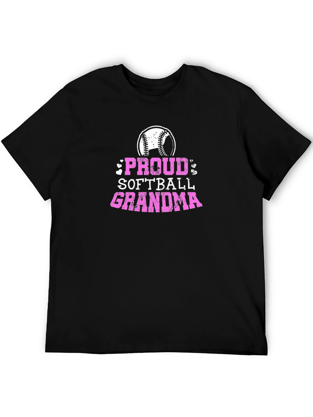 Proud Softball Grandma Graphic Tee