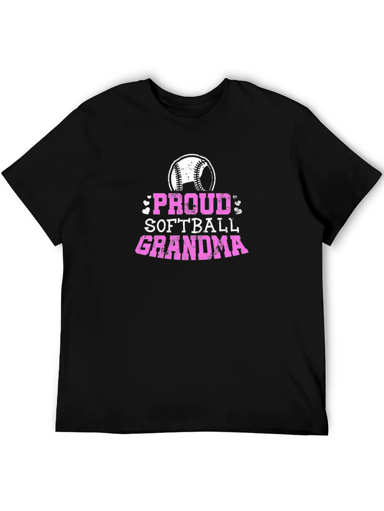 Proud Softball Grandma Graphic Tee