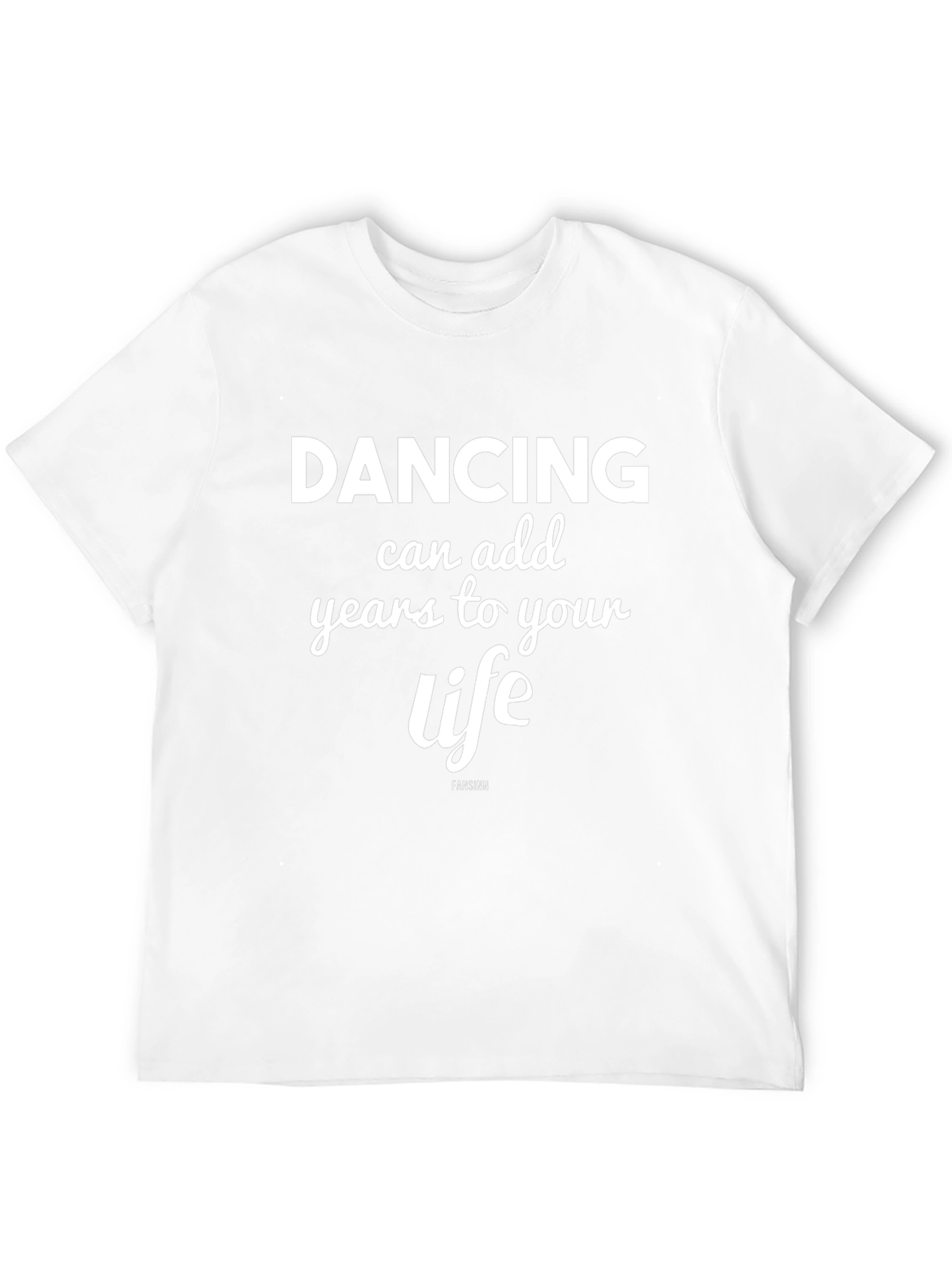 Dancing Adds Years Black Graphic Tee