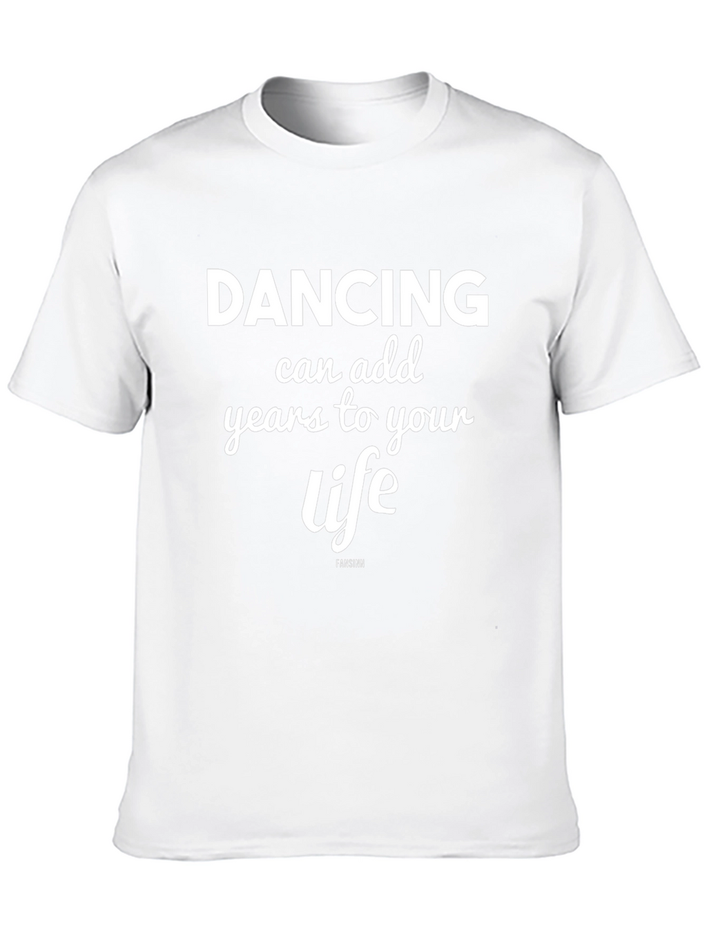 Dancing Adds Years Black Graphic Tee