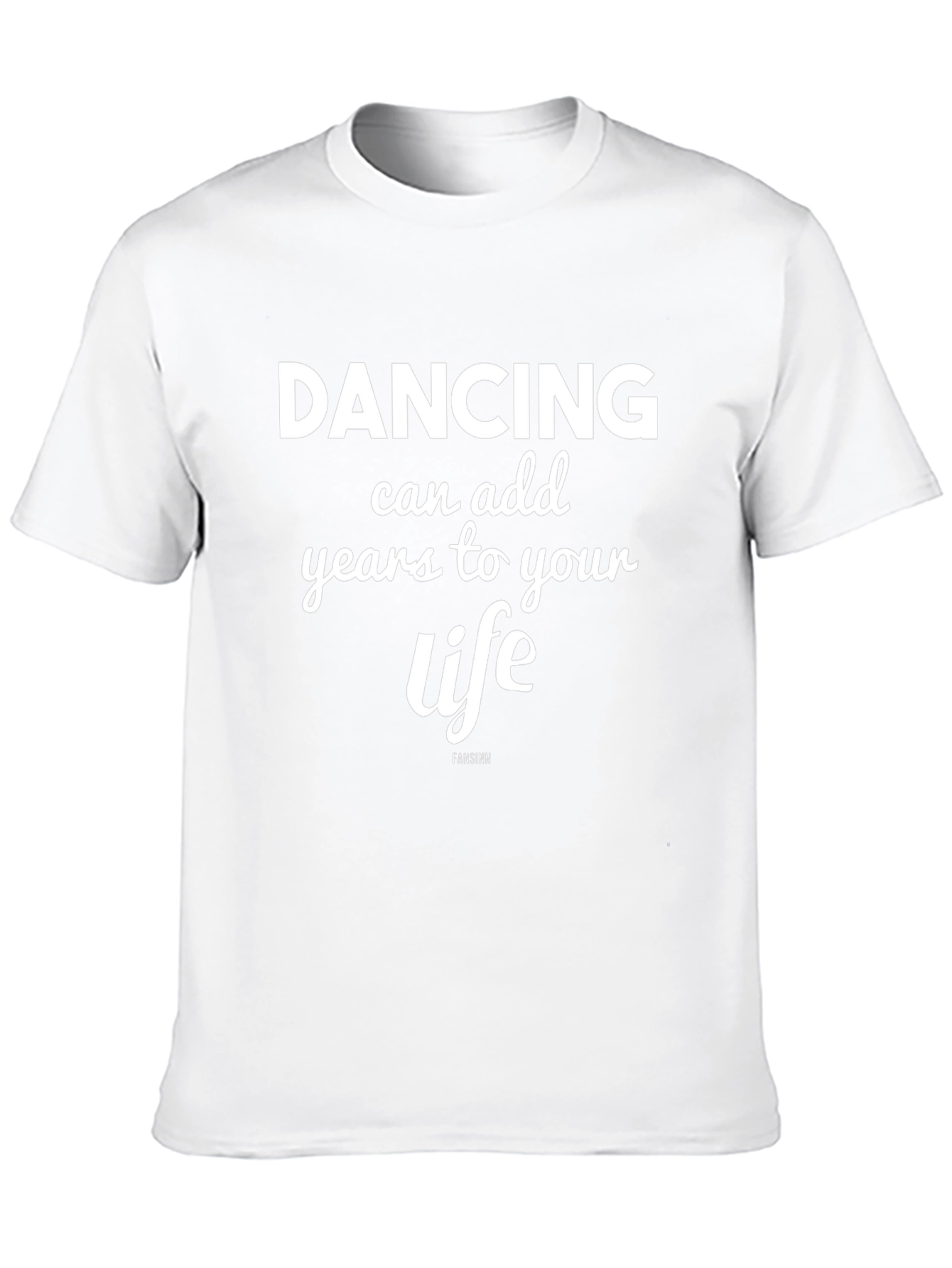 Dancing Adds Years Black Graphic Tee