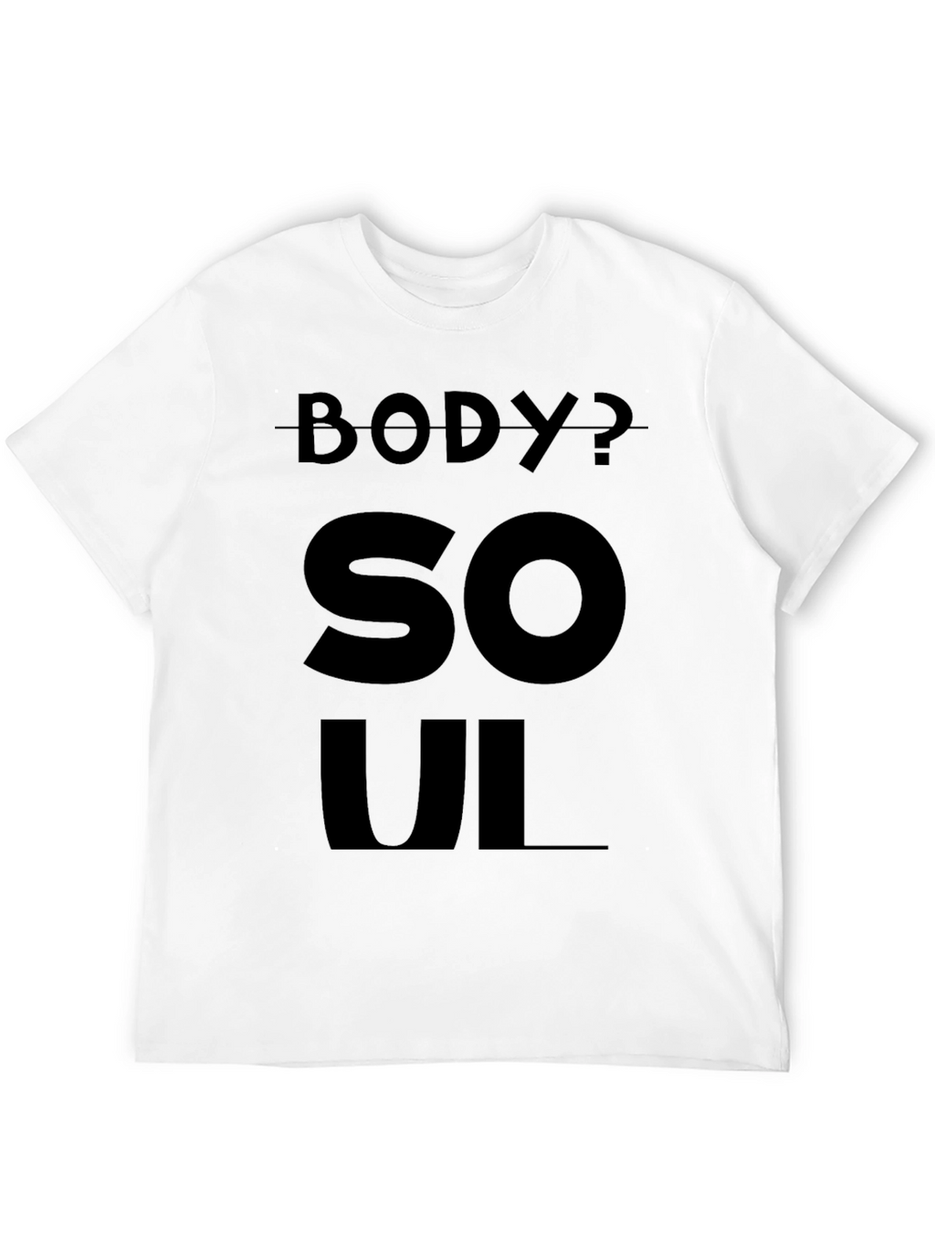 Body or Soul Black T-Shirt