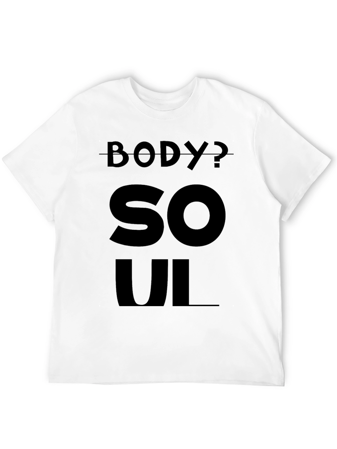 Body or Soul Black T-Shirt