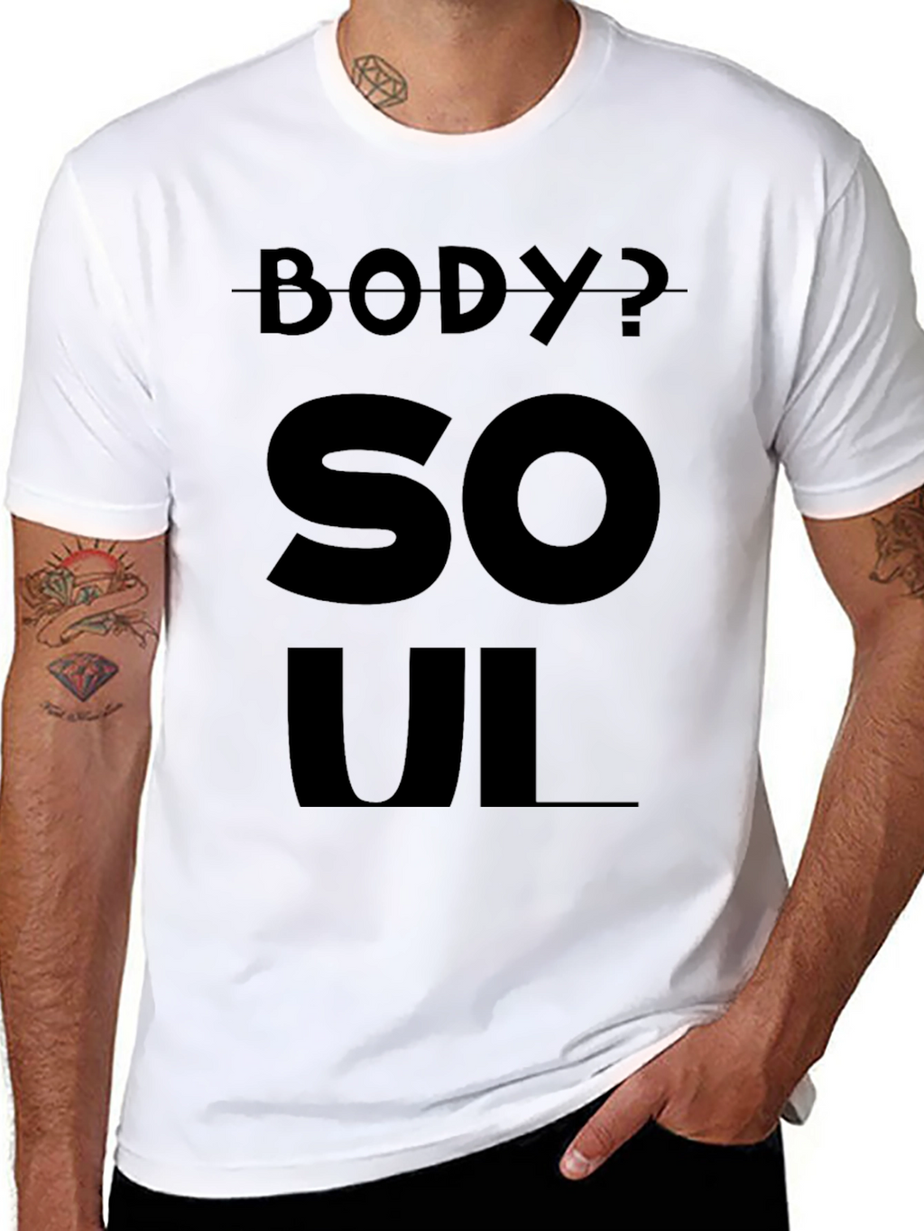 Body or Soul Black T-Shirt