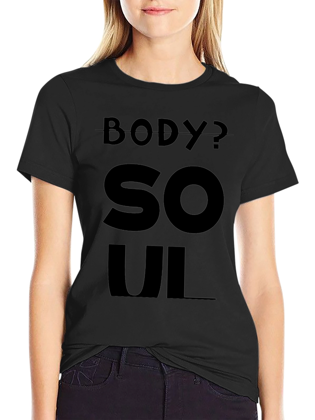 Body or Soul Black T-Shirt