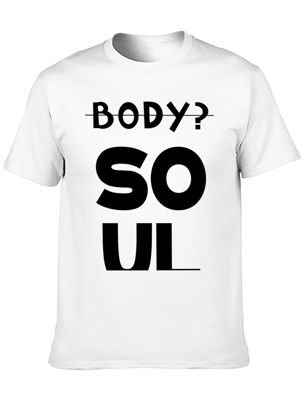 Body or Soul Black T-Shirt