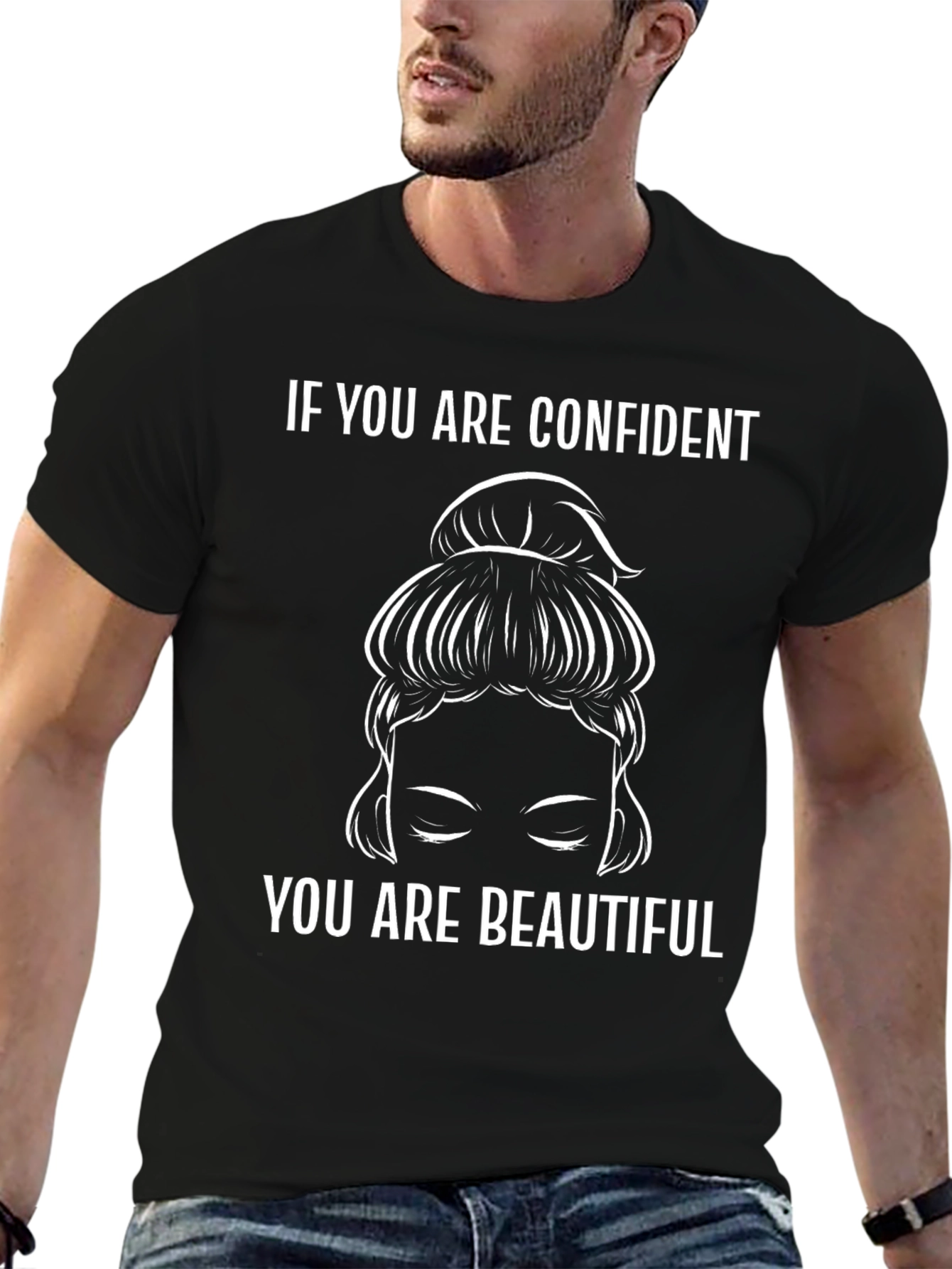 Confident Woman Graphic Tee - Stylish Comfort