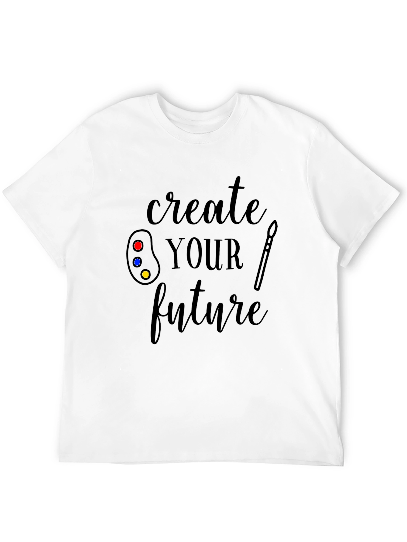 Create Your Future Black Graphic T-Shirt