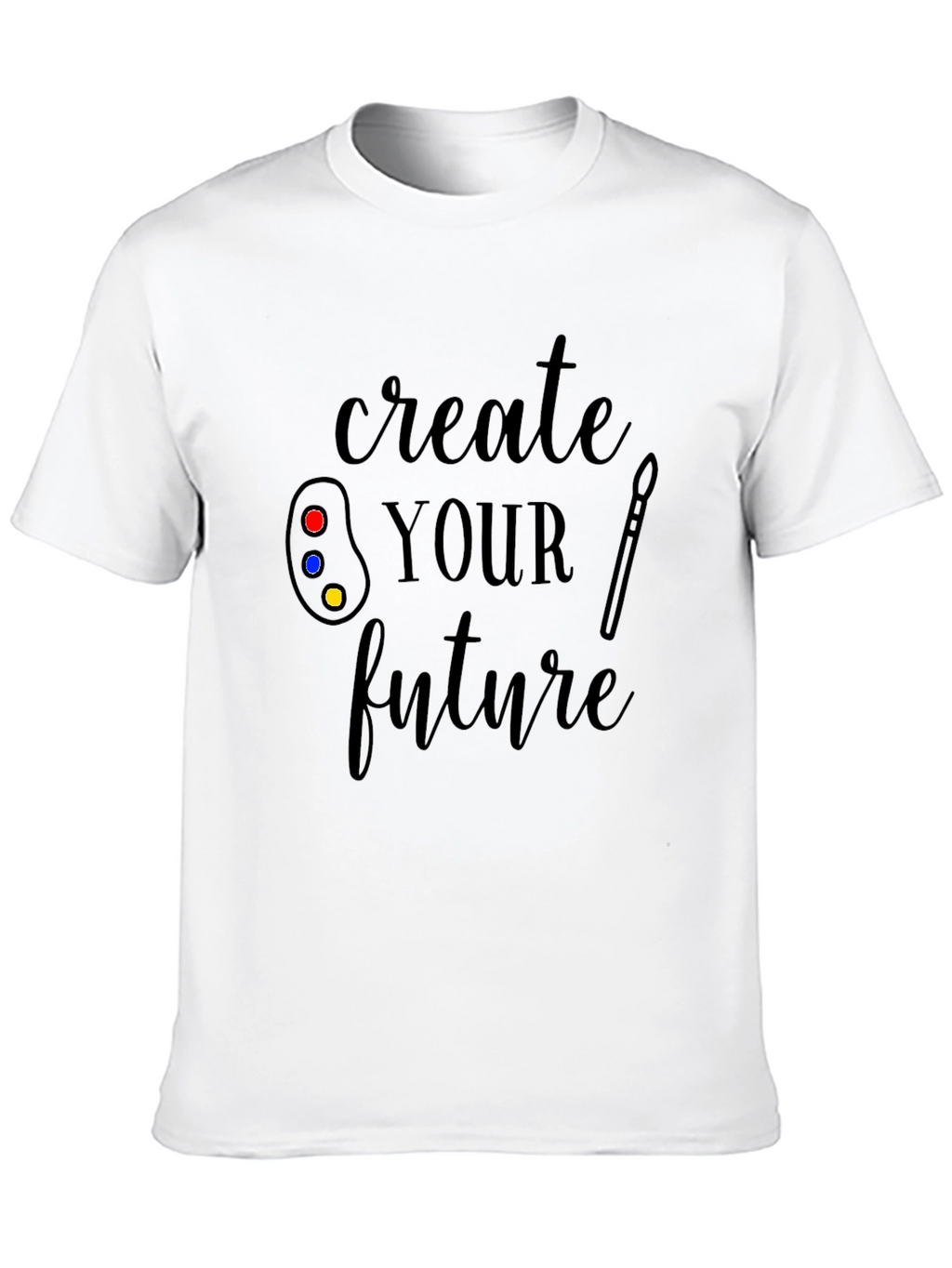 Create Your Future Black Graphic T-Shirt
